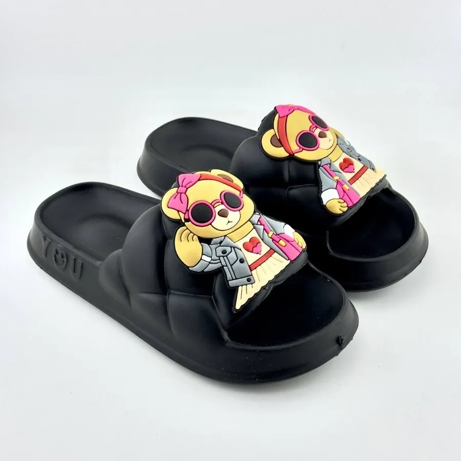 دمپایی طرح خرس عینک دار