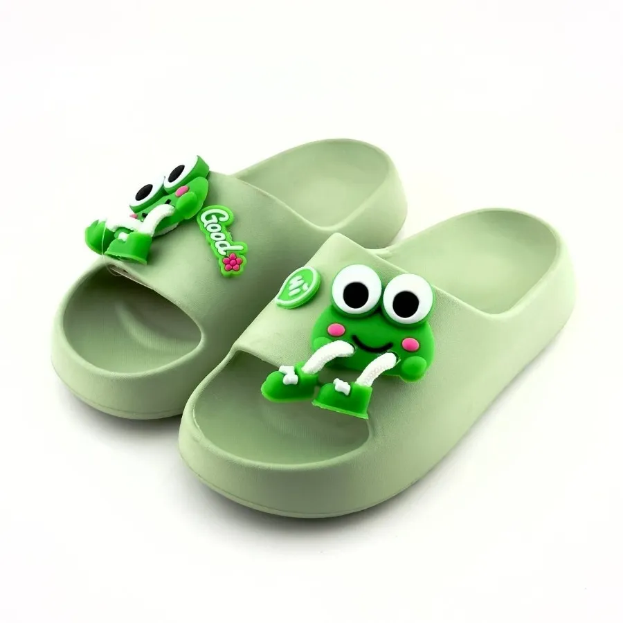 دمپایی طرح قورباغه