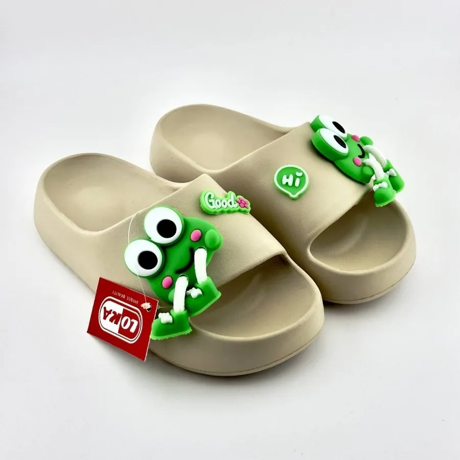 دمپایی طرح قورباغه