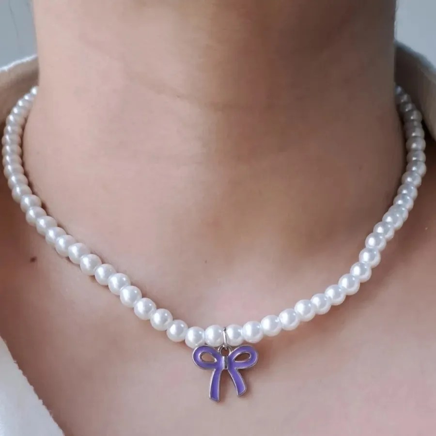 گردنبند مروارید پلاک?