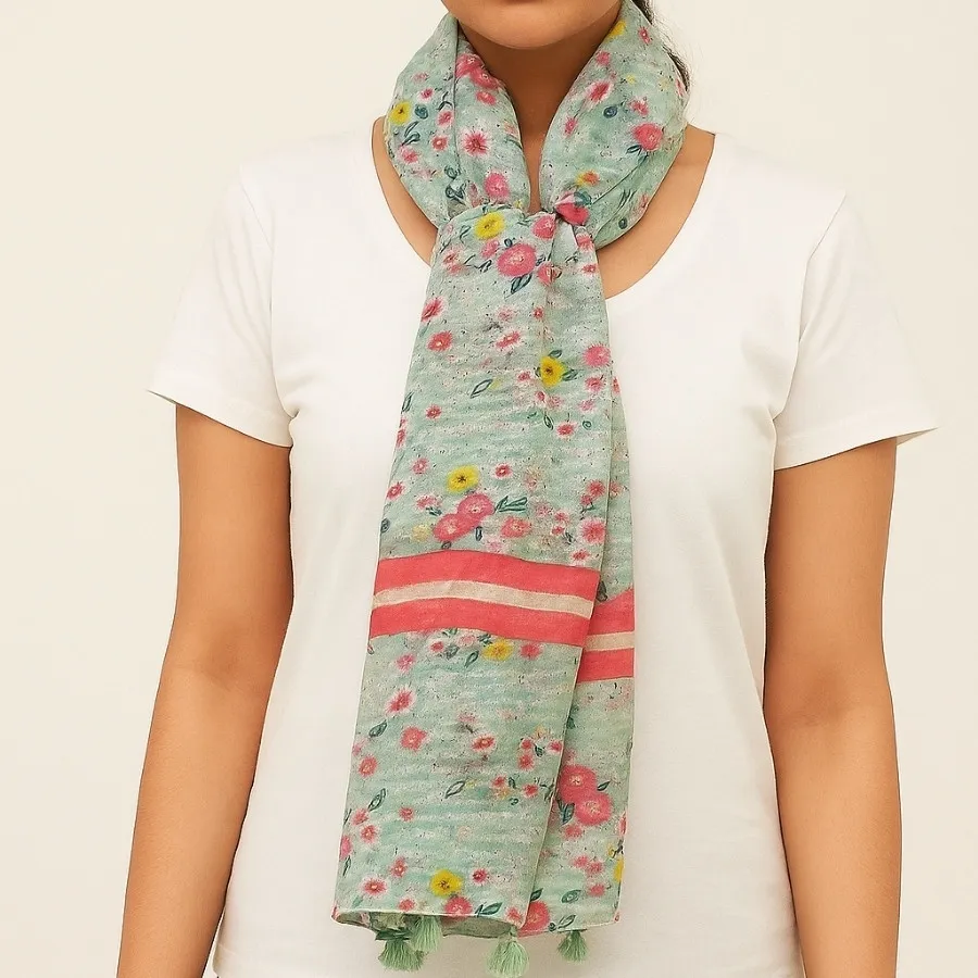 شال وارداتی نخی