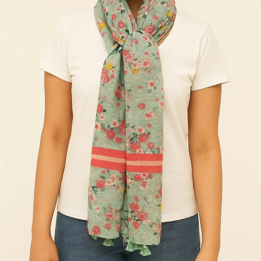 شال وارداتی نخی