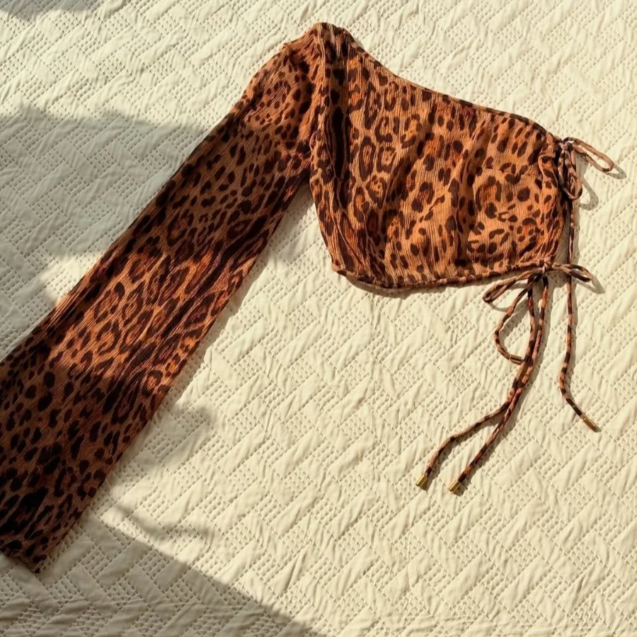 دامن نیم تنه پلنگی مجلسی