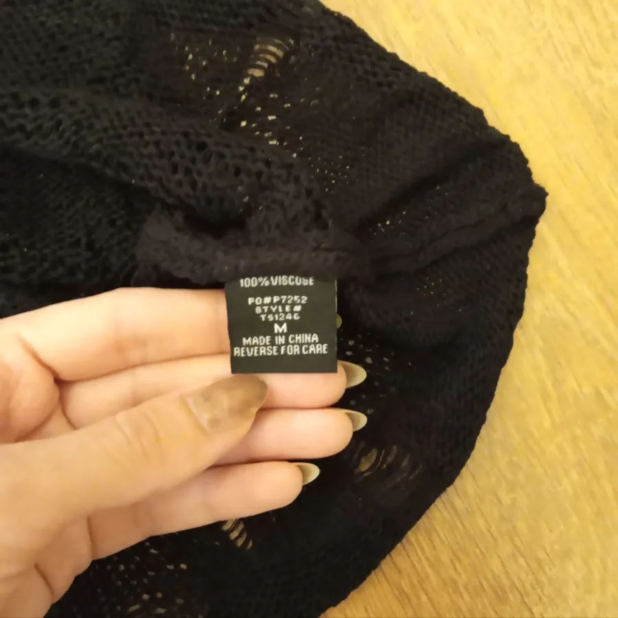 پیراهن بافت مشکی