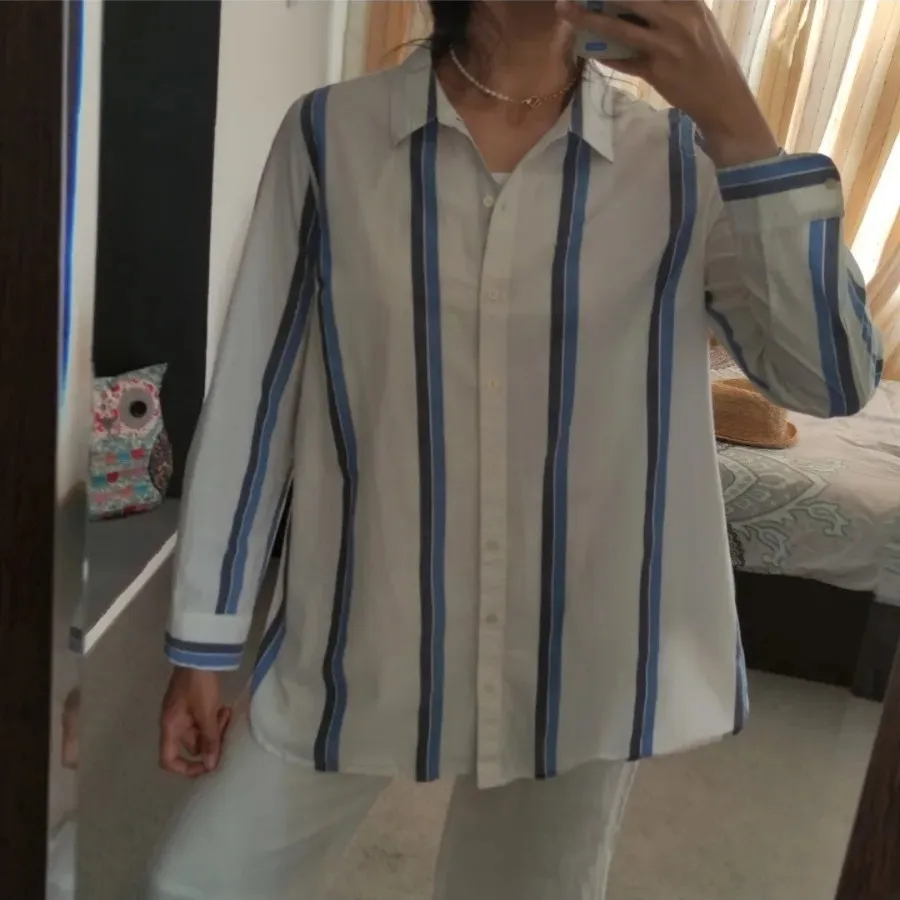 مانتو شومیز راه راه GAP