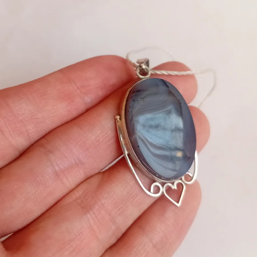 گردنبند نقره عقیق شجر