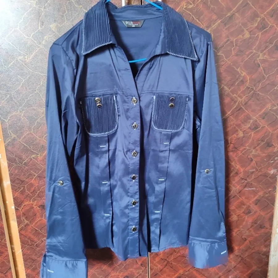 شومیز سرمه ای