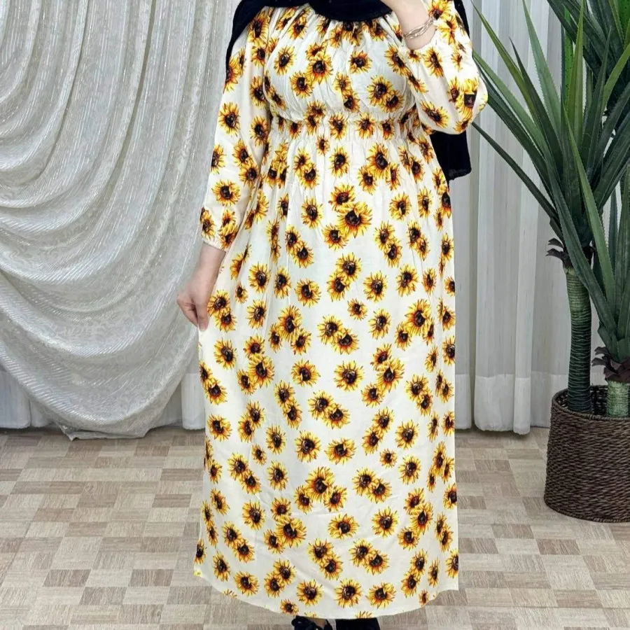 پیراهن ساحلی آفتاب گردان