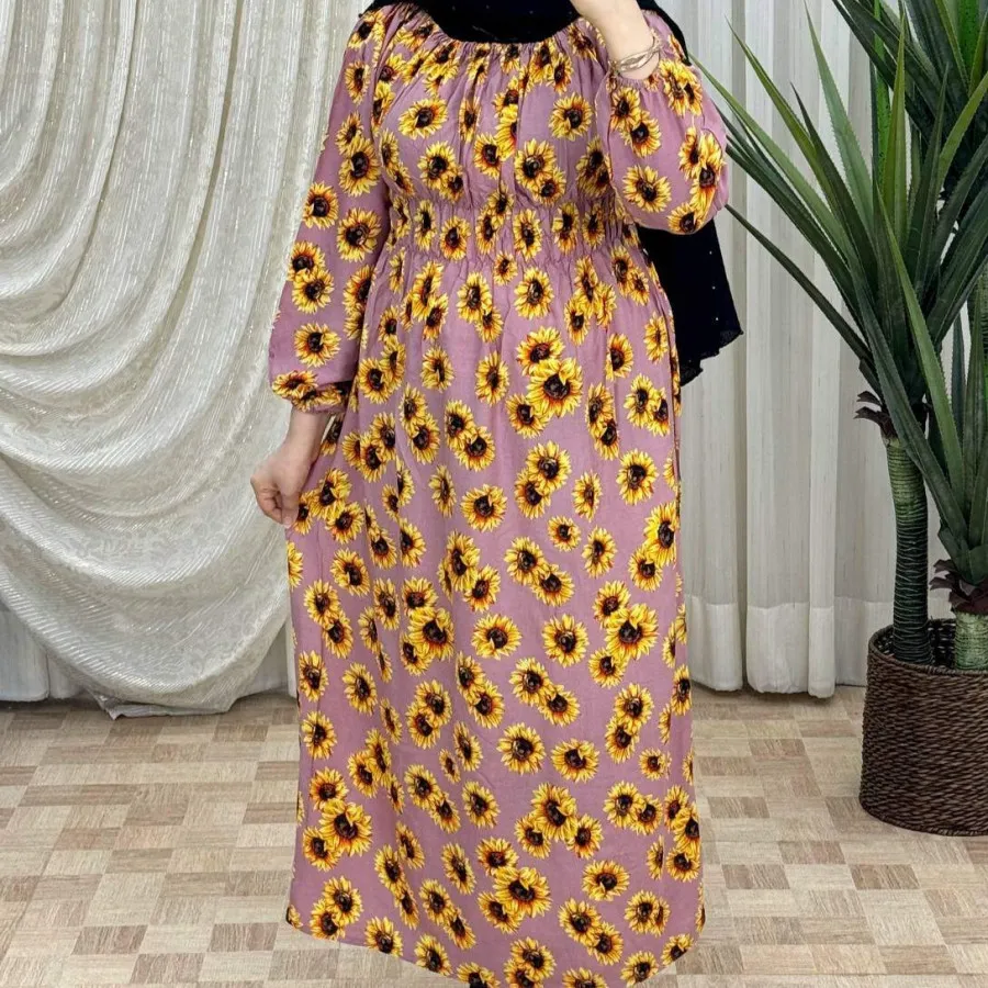 پیراهن ساحلی آفتاب گردان