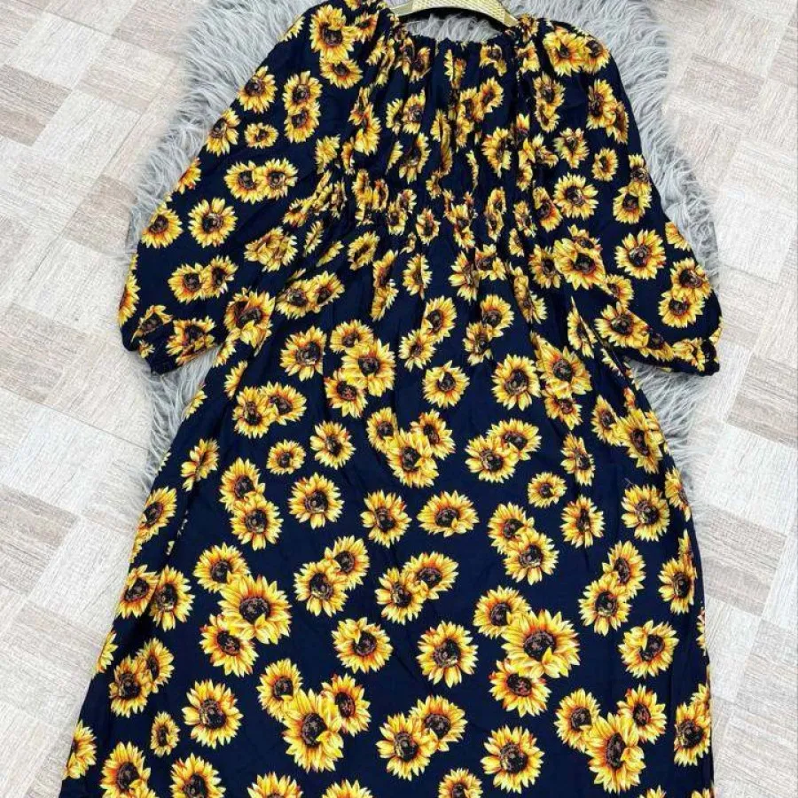 پیراهن ساحلی آفتاب گردان