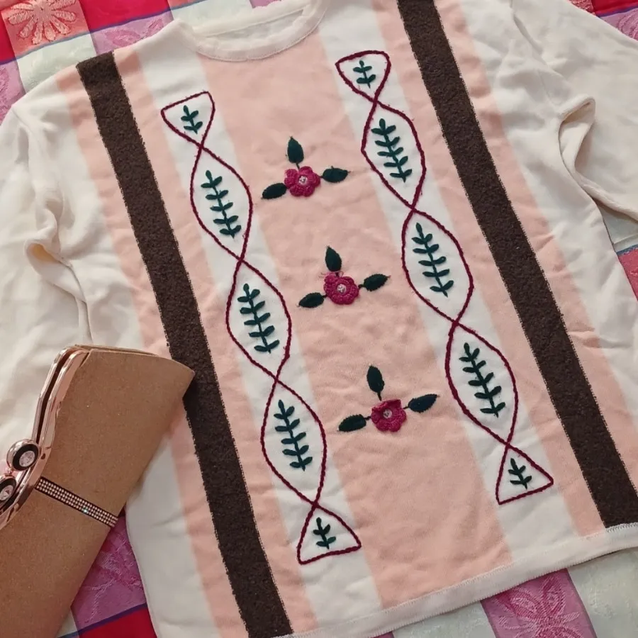 بافت گلدوزی شیک