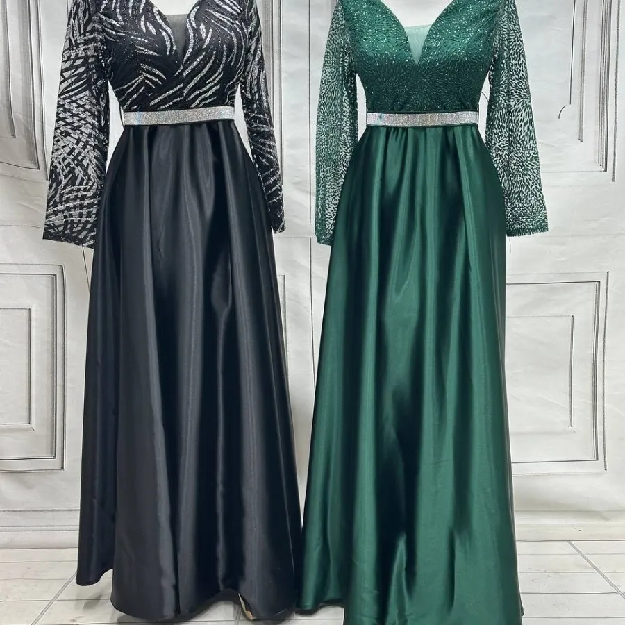 لباس مجلسی شاین ساتن