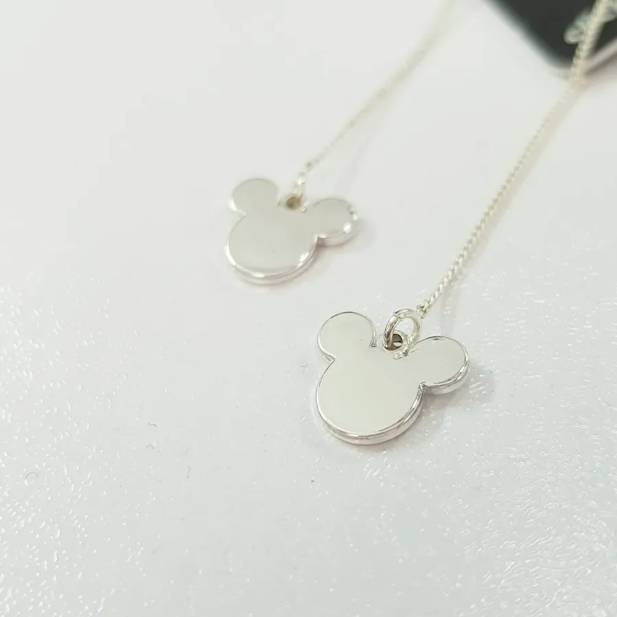 گوشواره بخیه ای روکش نقره