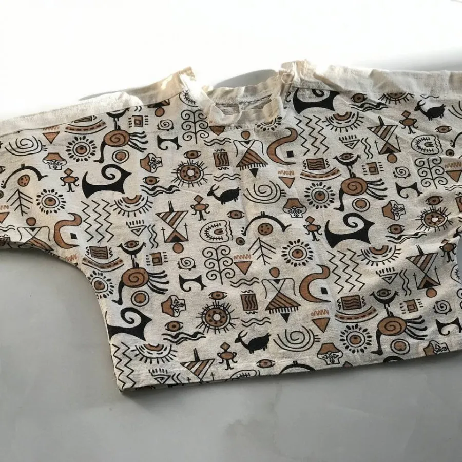 ست کراپ شلوار لینن