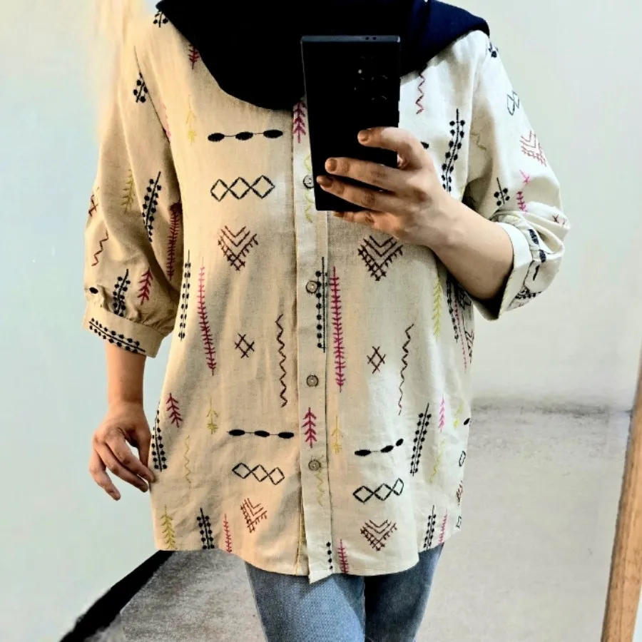 تونیک لینن طرحدار