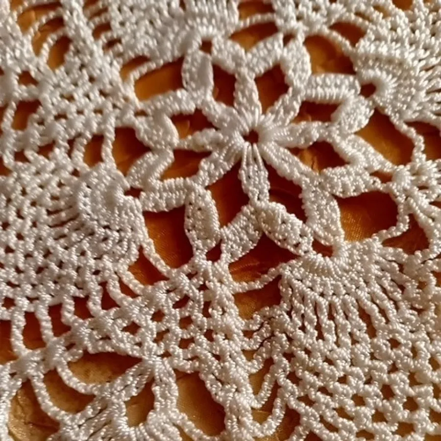 رومیزی ابریشمی کار دست