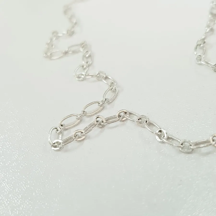 بند عینک زنجیر نقره ای