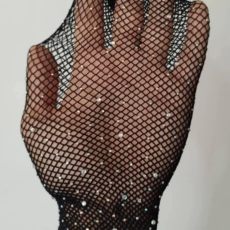 بادی سرهمی نگین دار مشکی