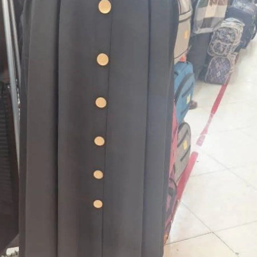 دامن جلو دکمه  با کمربند