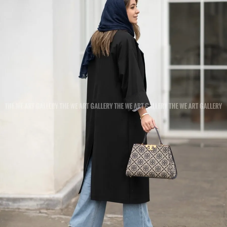 مانتو رنگ طوسی