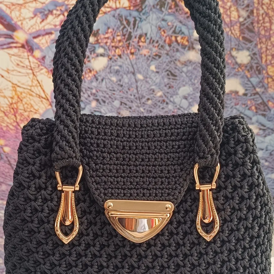 کیف بافت مکرومه