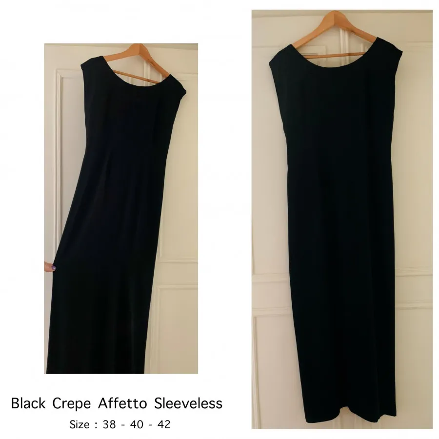 پیراهن کرپ مشکی