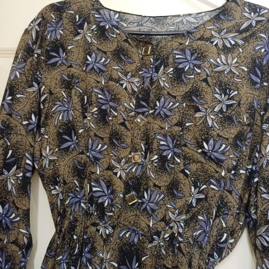 پیراهن نخی بلند