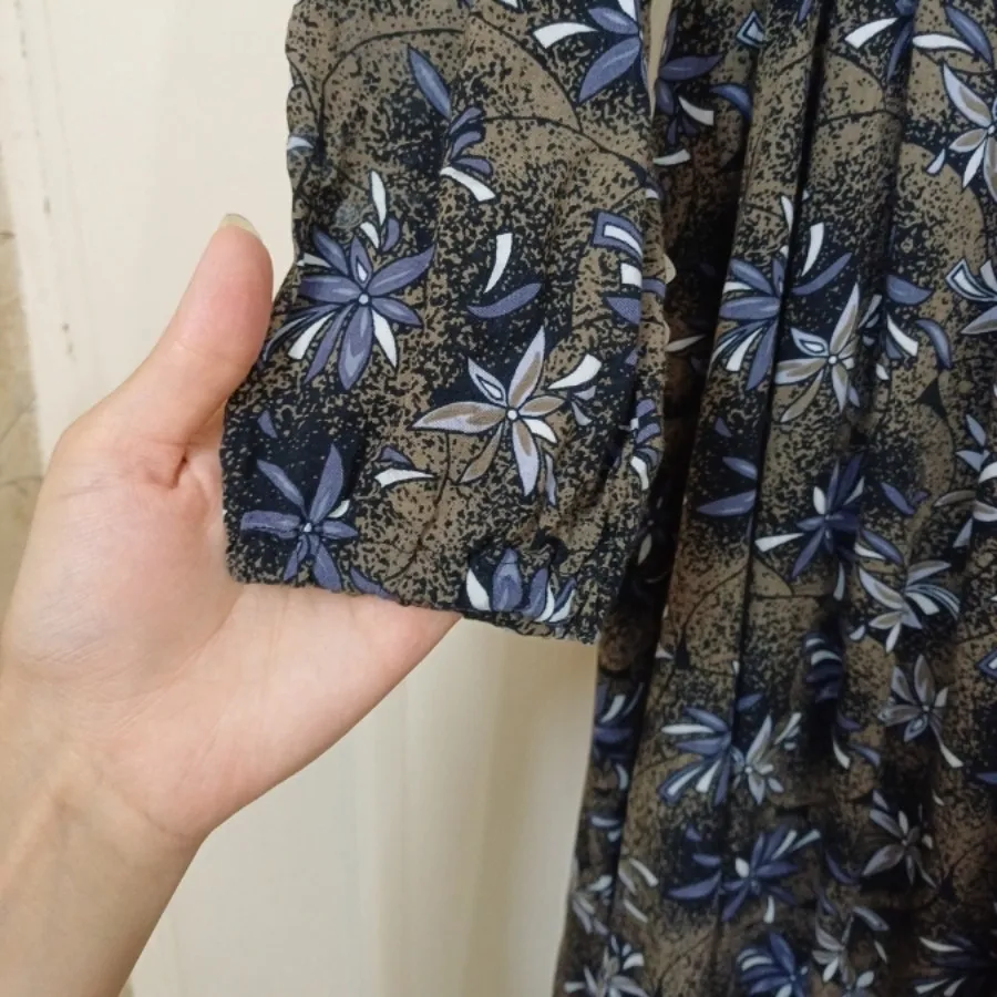 پیراهن نخی بلند