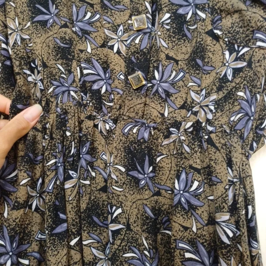 پیراهن نخی بلند