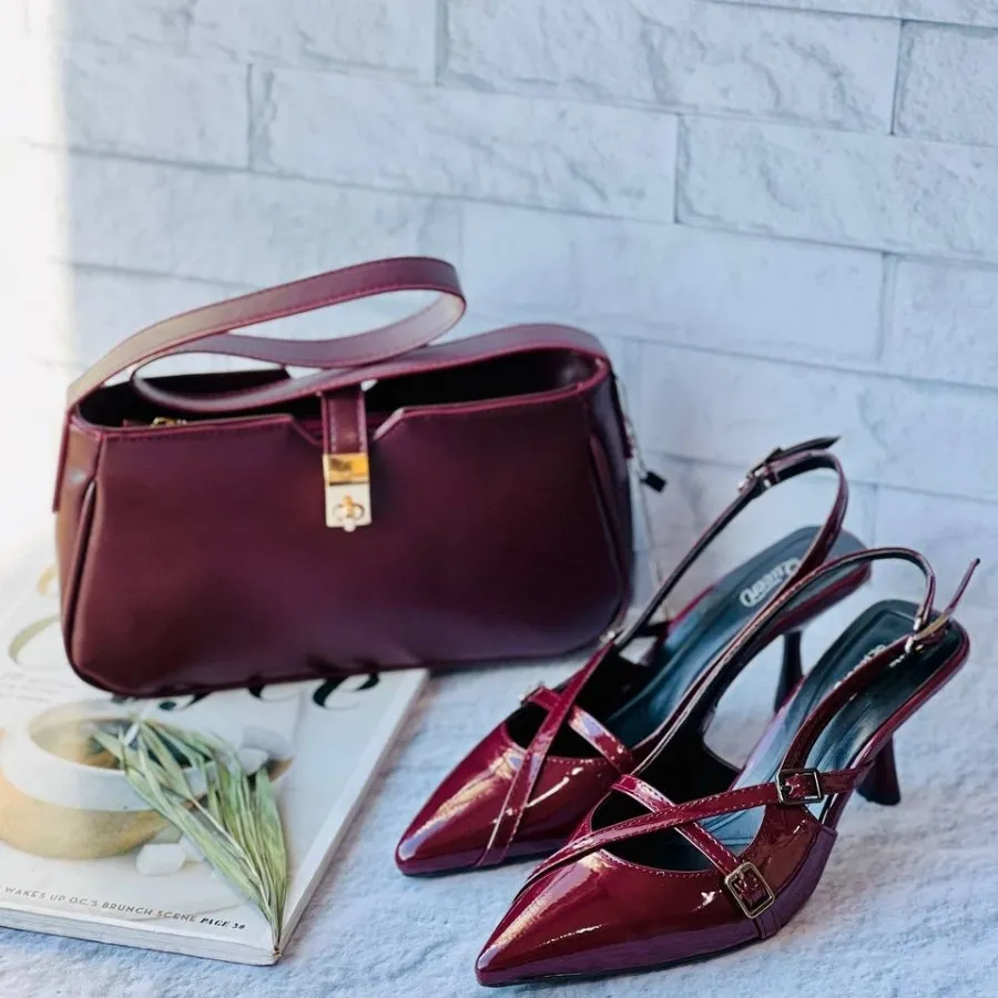 کفش ورنی 2 سگک