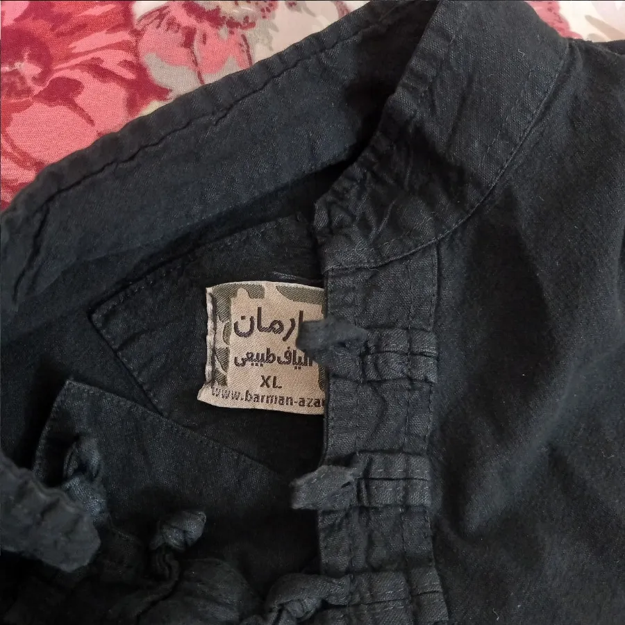پیرهن مشکی محرمی الیاف