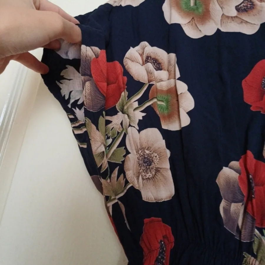 پیراهن نخی کوتاه