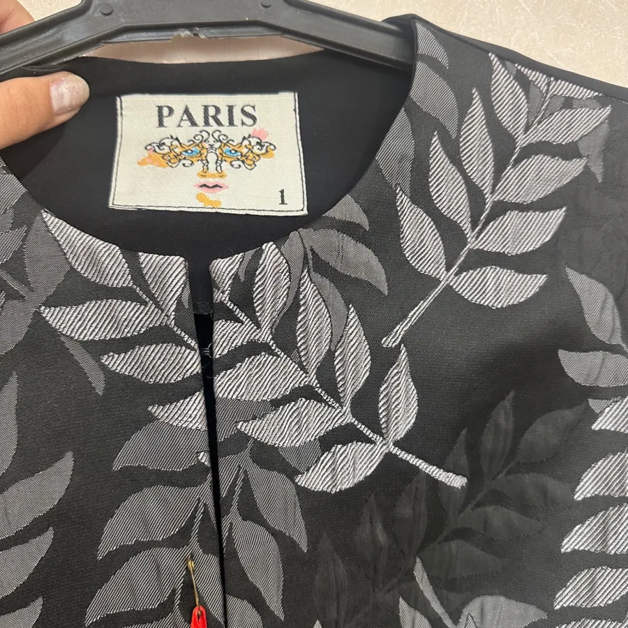 مانتو مزونی طرح برگ