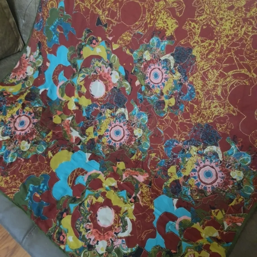 روسری حریر نخ ترک