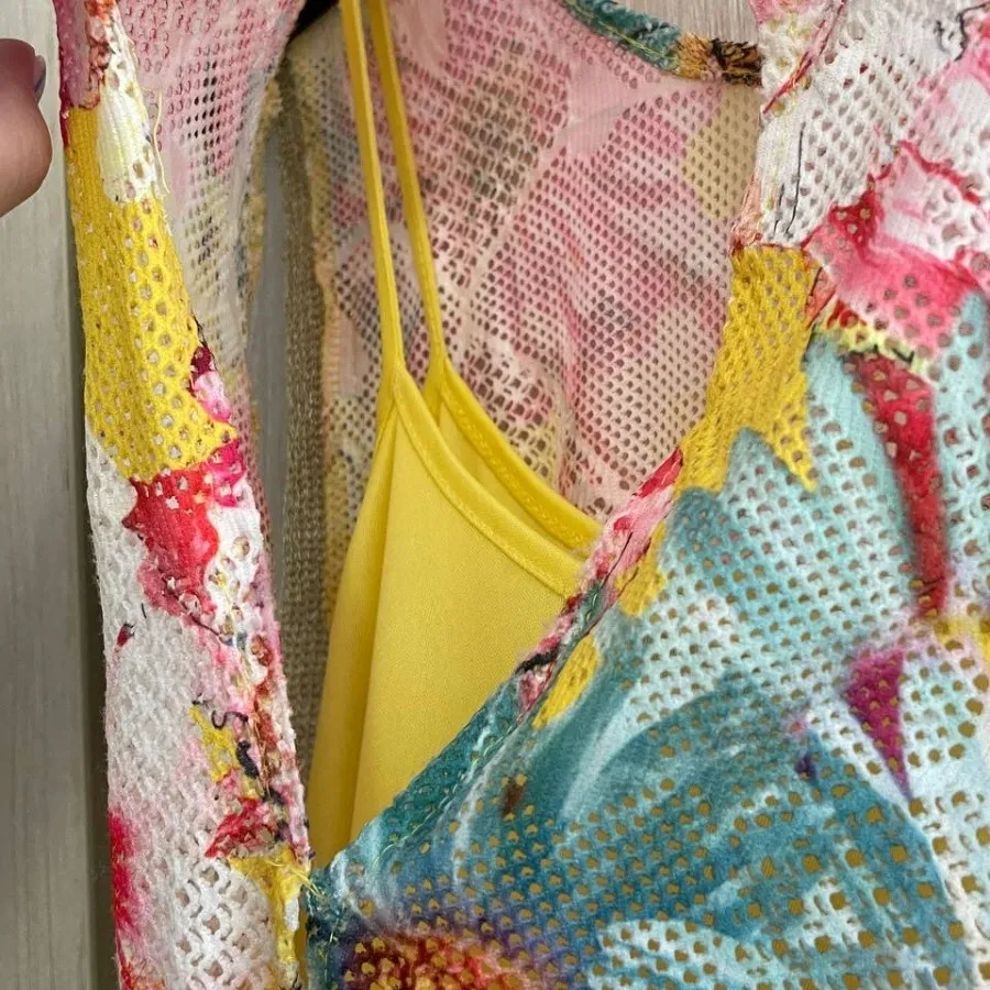 پیراهن مهمانی رنگی