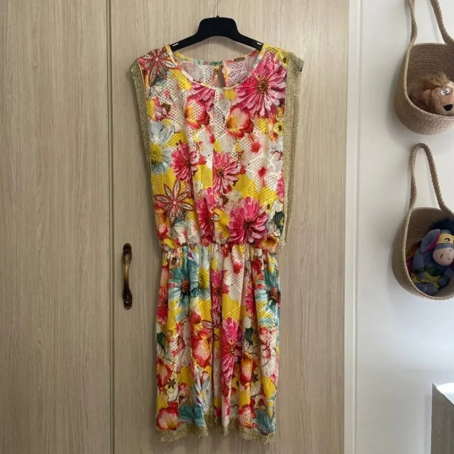 پیراهن مهمانی رنگی