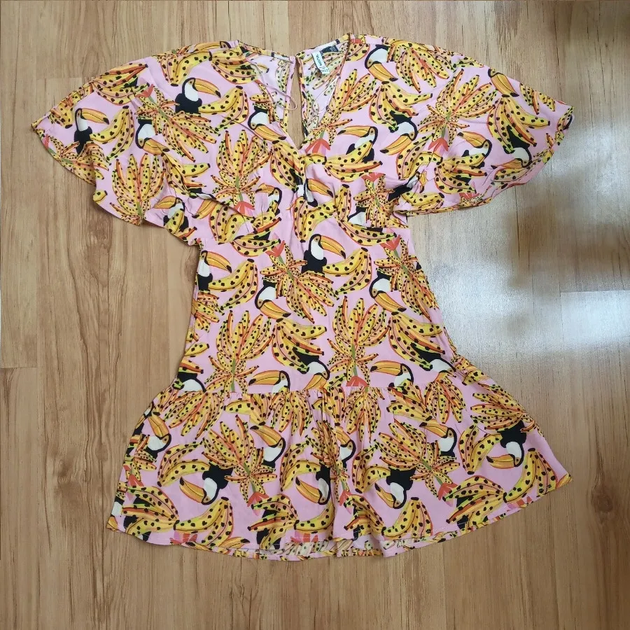 پیراهن کوتاه نخی