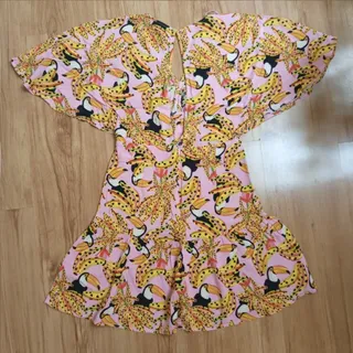 پیراهن کوتاه نخی