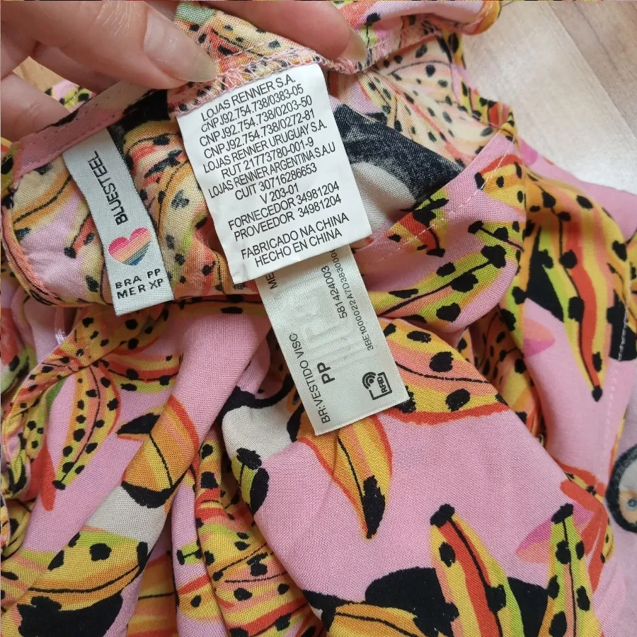 پیراهن کوتاه نخی