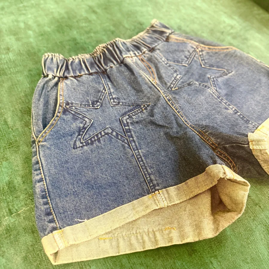 شورتک جین دخترانه