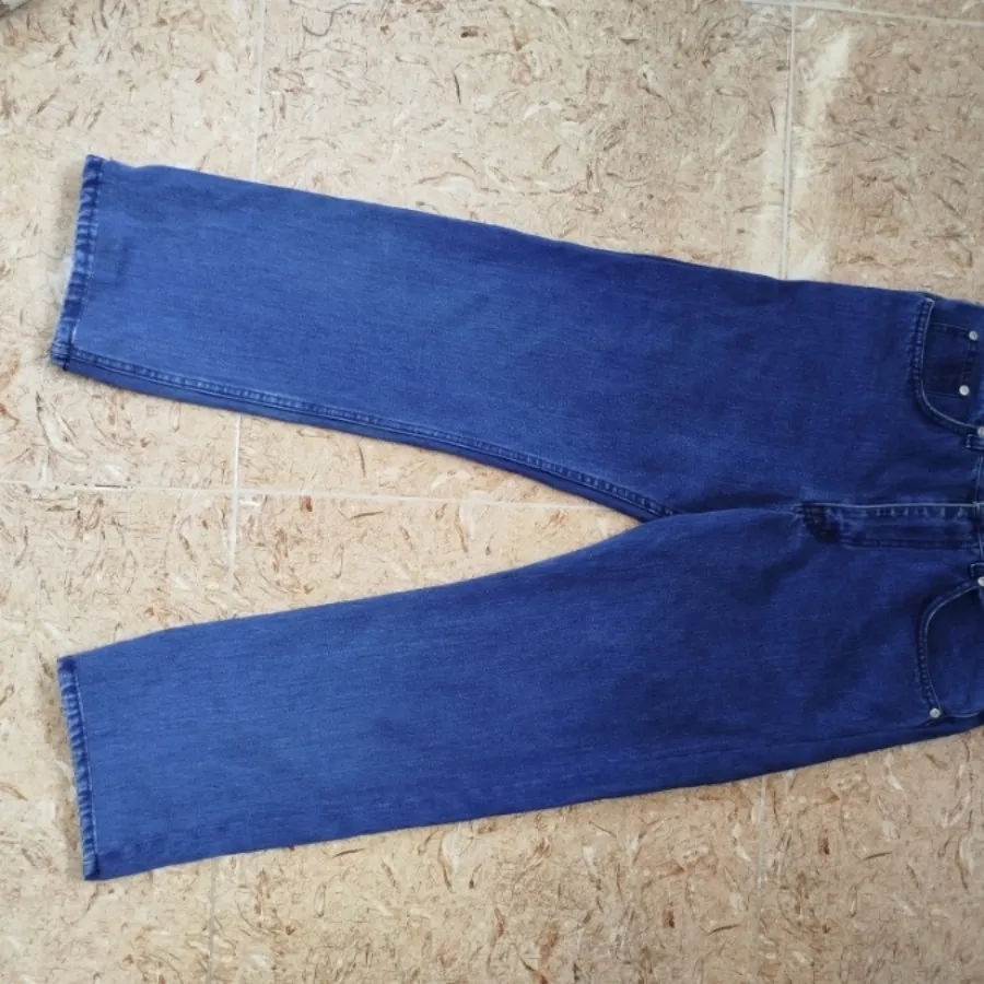 شلوار واید سورمه ای