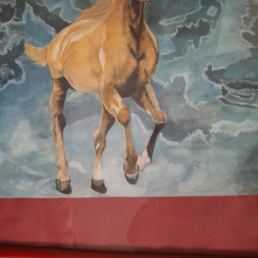 تابلو نقاشی آبرنگ با قاب