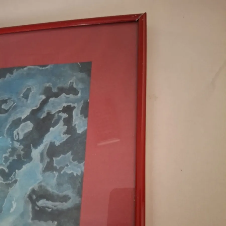 تابلو نقاشی آبرنگ با قاب