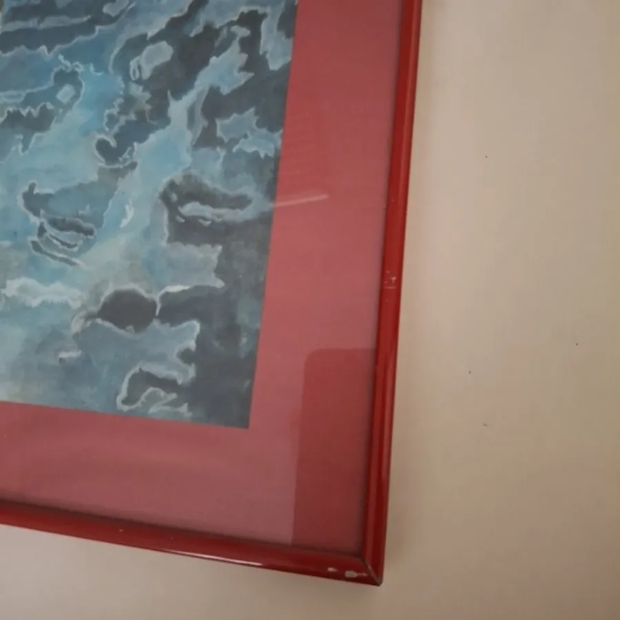 تابلو نقاشی آبرنگ با قاب