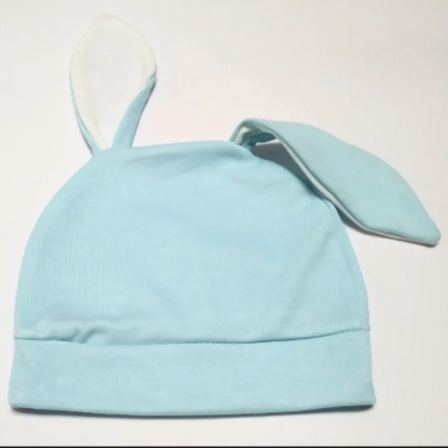 سرهمی خرگوشی نوزاد و کلاه