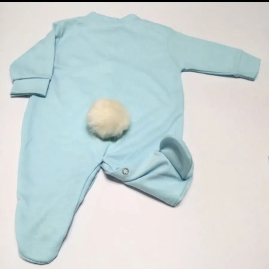 سرهمی خرگوشی نوزاد و کلاه