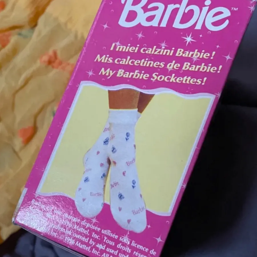 جوراب برند barbieاورجینال