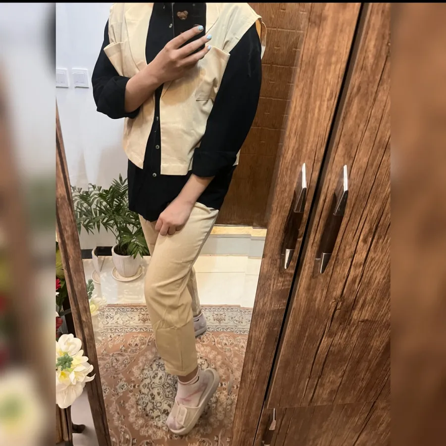 ست وست و شلوار لینن