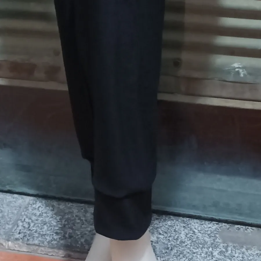 هودی شلوار بلند مشکی براق