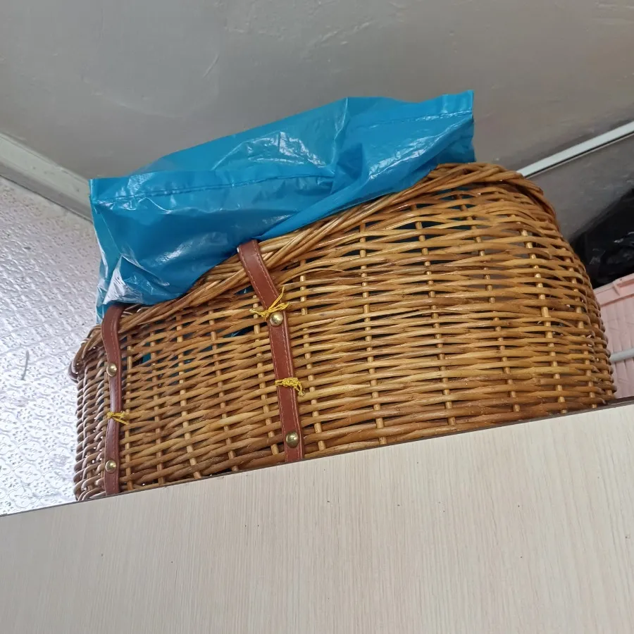 سبد حصیری بزرگ حمل نوزاد